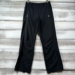 lucy Tech Fit Straight Leg Black Zip Athletic Pants Women's Size Small